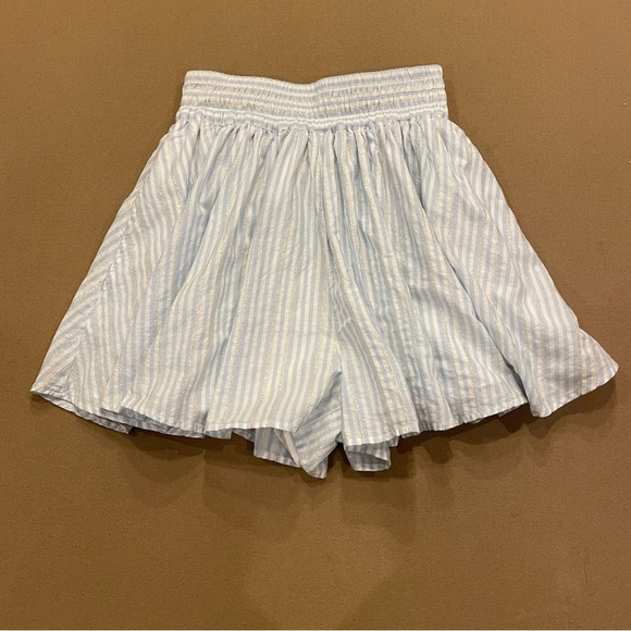 Emily McCarthy Party Shorts Santorini Metallic Stripe Size XS - Picture 1 of 11